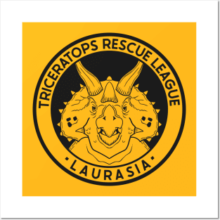 Triceratops Rescue Posters and Art